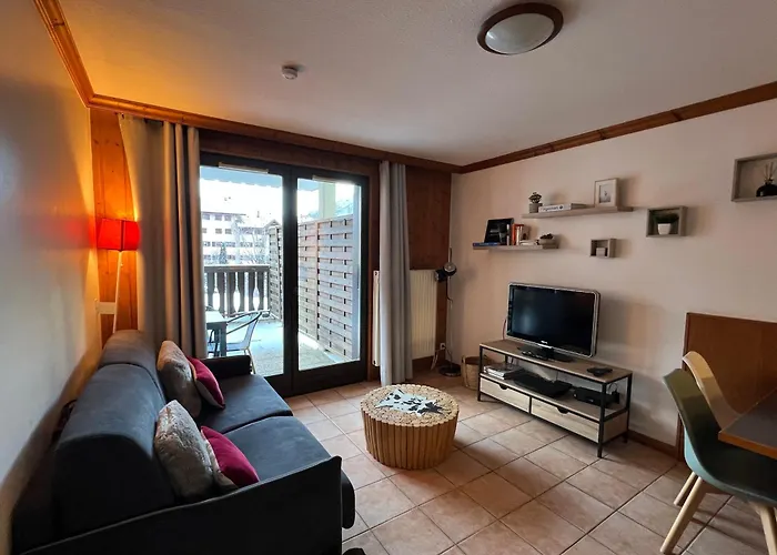 Vu Mont Blanc Parking Terrasse Apartamento Chamonix