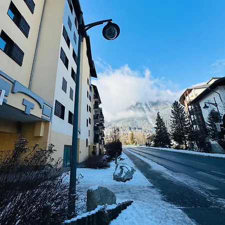 Vu Mont Blanc Parking Terrasse Chamonix