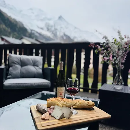 Vu Mont Blanc Parking Terrasse Apartmán *