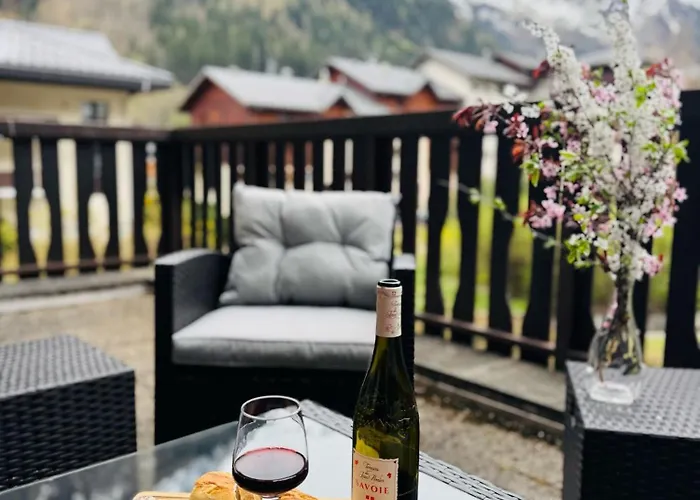 Апартаменты Vu Mont Blanc Parking Terrasse *