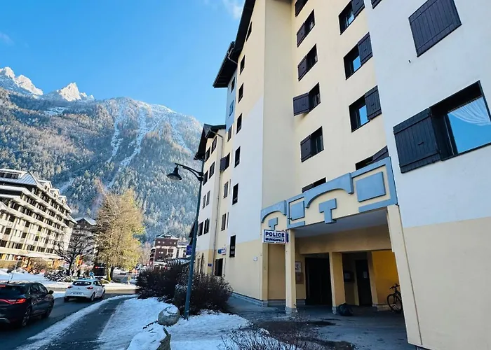 Vu Mont Blanc Parking Terrasse * شامونكس